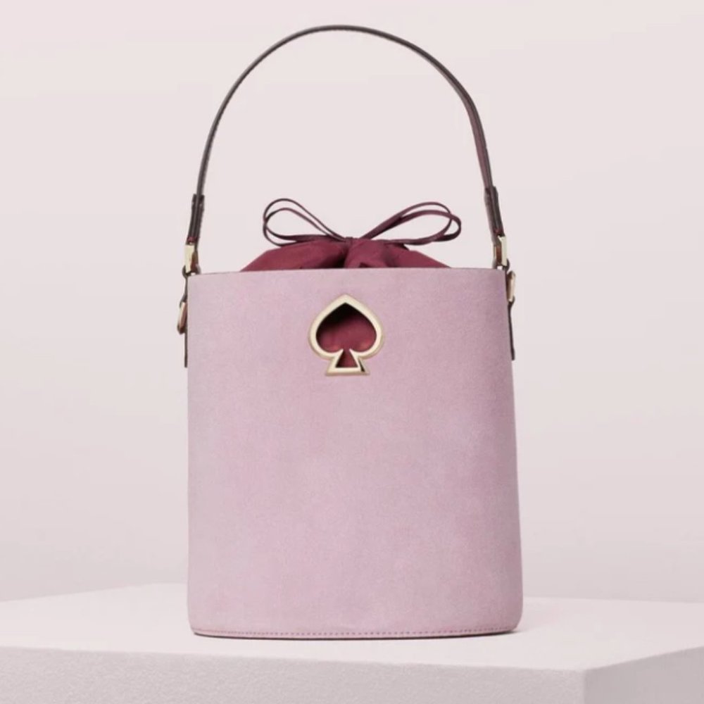 Kate Spade Suzy Suede Bucket Bag (NWT)